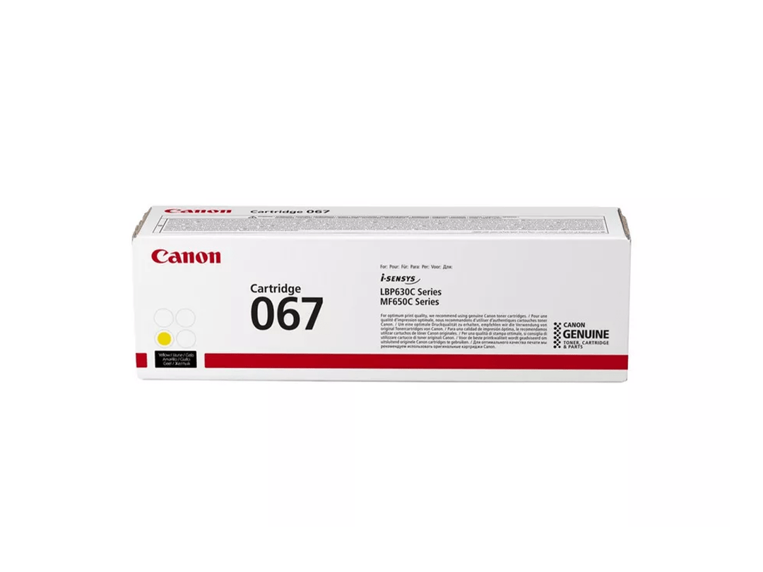 Canon 067 Toner Cartridge - Yellow in Qatar Canon 067 Toner Cartridge - Yellow in Qatar